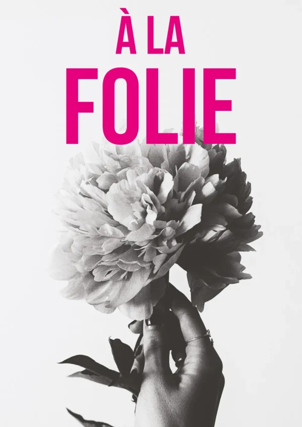 Affiche A la Folie - Carte Kencre