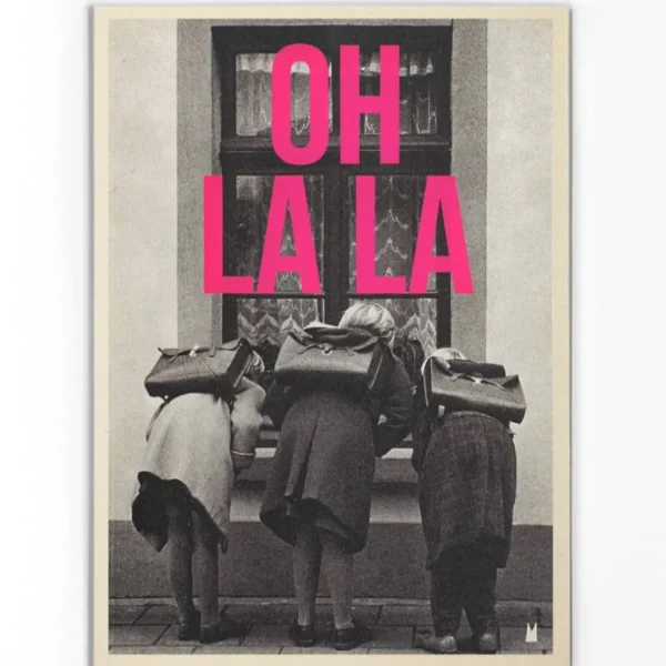 Affiche Oh Lala - Carte Kencre