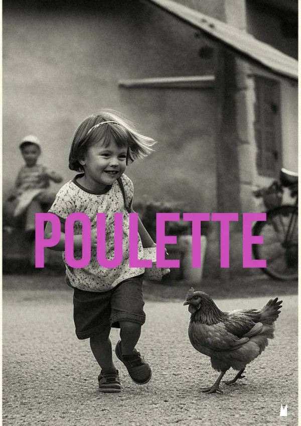 Affiche Poulette - Carte Kencre