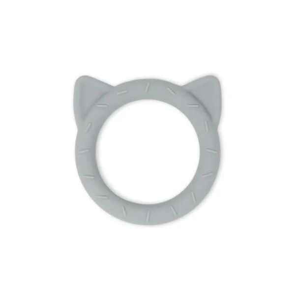 Anneau de Dentition Chat Gris Mushie