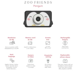 Appareil Photo Pingouin - The Zoofamily