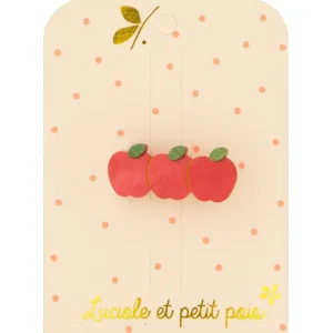 Barrette 3 Pommes - Luciole et Petit Pois