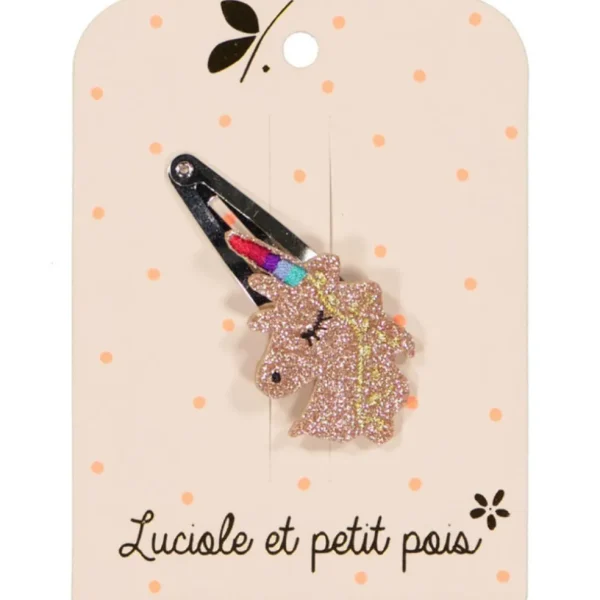 Barrette Licorne - Luciole et Petit Pois