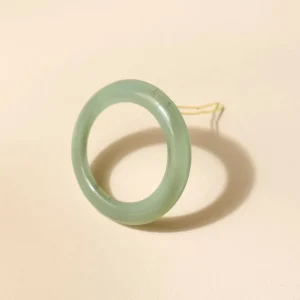 Barrette Ronde vert d'Eau - Bachca