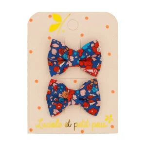 Barrettes Mini Papillon Écarlate - Luciole et Petit Pois