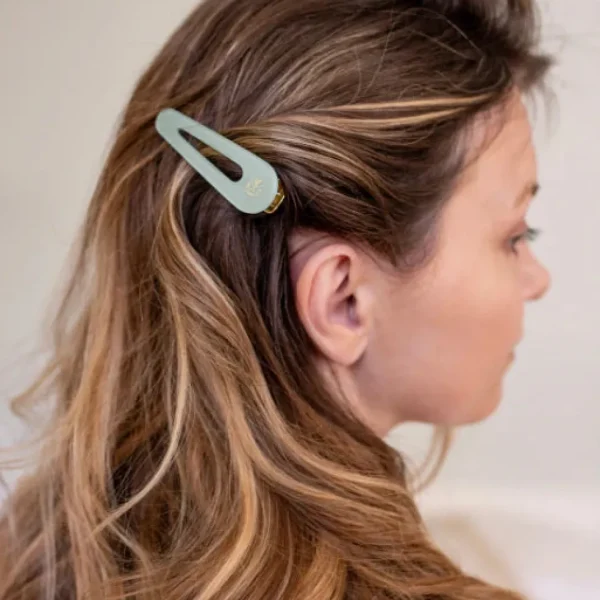 Barrettes Vert d'Eau - Bachca