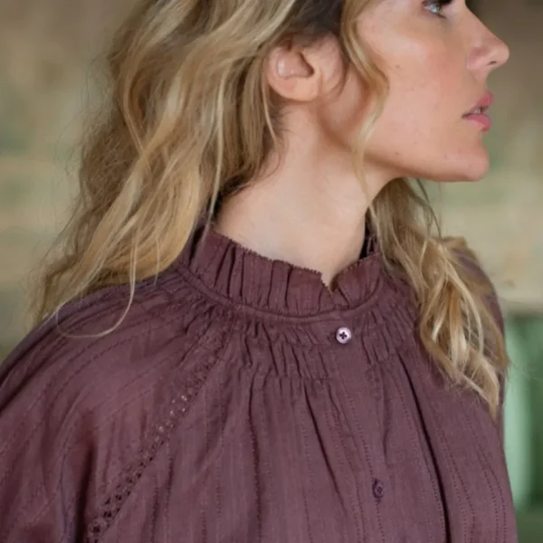 Blouse Daisy Prune - Marlot Paris