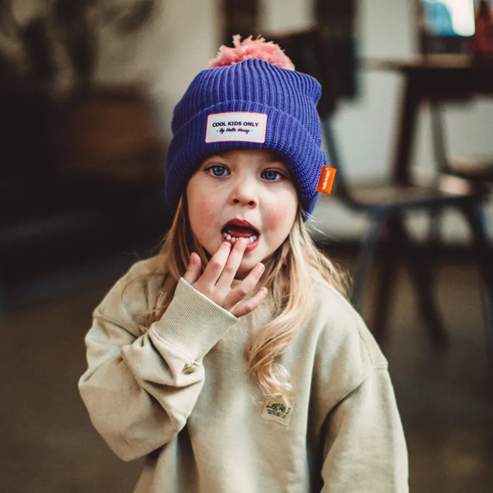 Bonnet Color Block Açaï - Hello Hossy