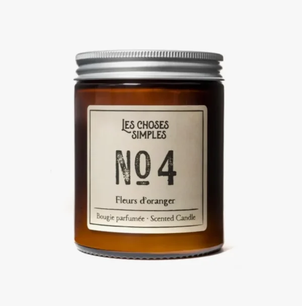 Bougie N°4 Fleur d'Oranger - Les Choses Simples