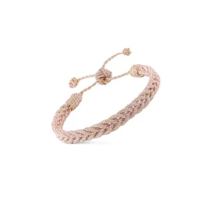 Bracelet Tressé Rose Gold - Maaÿaz