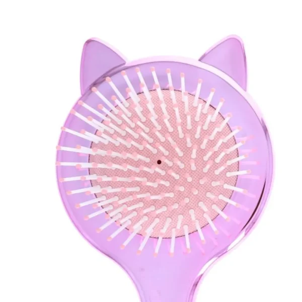 Brosse Cheveux Chat Rose - Roudoudou