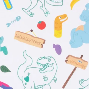 Cahier Stickers Dino - Omy