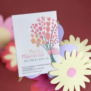 Carte à Planter Merci Maîtresse - La Fabrique à Sachets