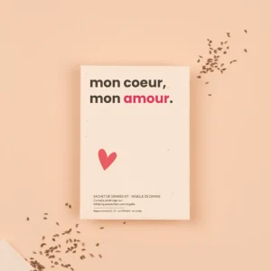 Carte à Planter Mon Coeur, Mon Amour - La Fabrique à Sachets