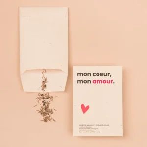 Carte à Planter Mon Coeur, Mon Amour - La Fabrique à Sachets