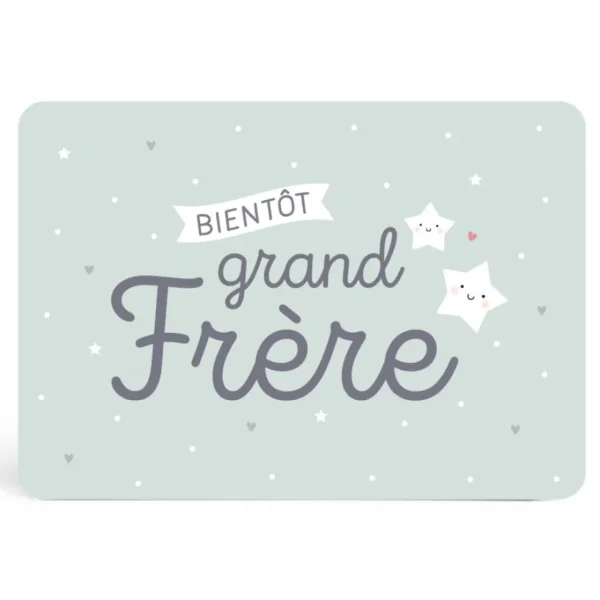 Carte Bientôt Grand Frère Zü