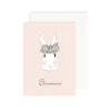 Carte Bienvenue Lapin Fille - My Lovely Thing