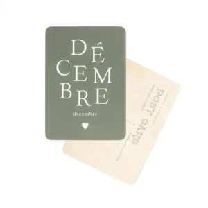 Carte Décembre - Cinqmai