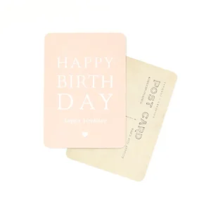 Carte Happy Birthday Rose- Cinqmai