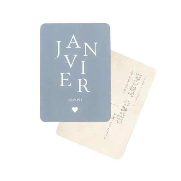 Carte Janvier - Cinqmai