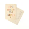 Carte You make me happy- Cinqmai