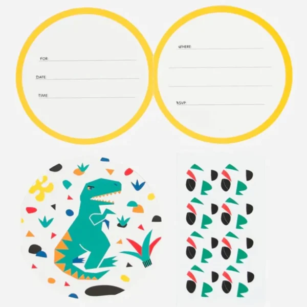 Cartons Invitations Dinosaure - My Little Day