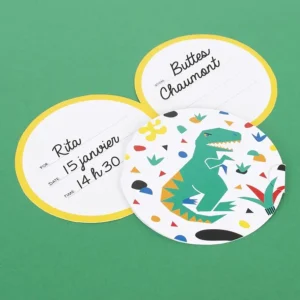 Cartons Invitations Dinosaure - My Little Day