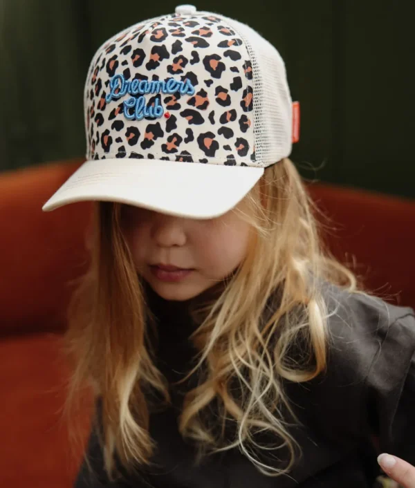 Casquette Léopard Bleu Kids - Hello Hossy