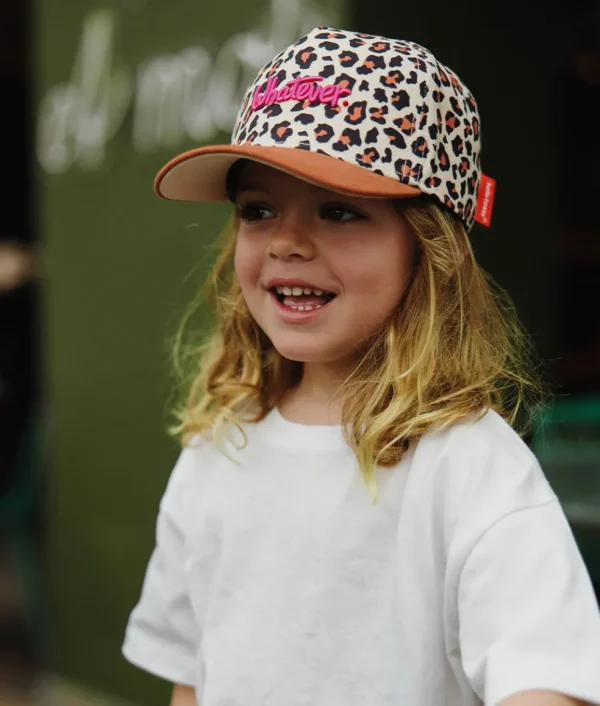 Casquette Léopard Rose Kids - Hello Hossy