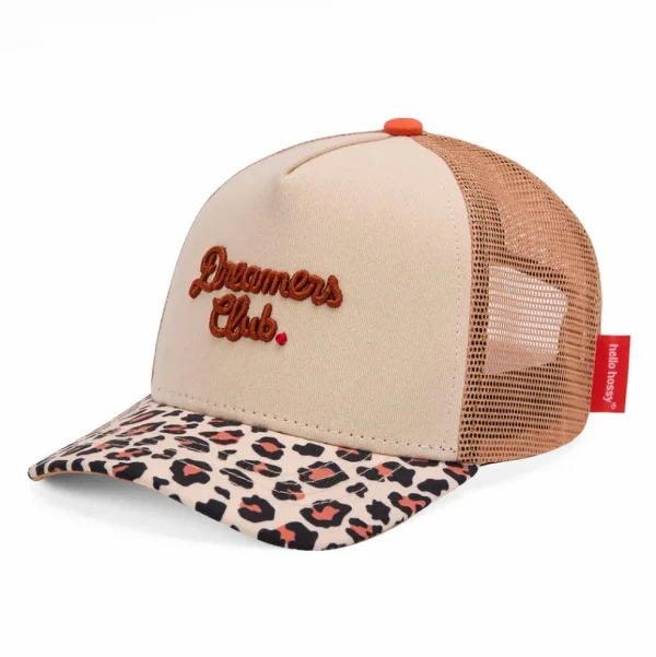 Casquette Mums Léopard Dreamers Marron - Hello Hossy