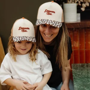 Casquette Mums Léopard Dreamers Marron - Hello Hossy