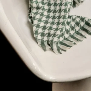 Écharpe Pied de Poule - Gentil Coquelicot