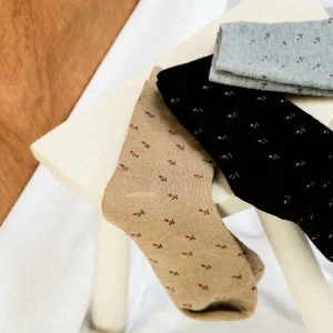 Chaussettes Petites Fleurs - Gentil Coquelicot