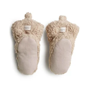 chaussons Bébé Sherpa Beige - Mushie