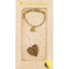 Coffret Barrette Cœur Léopard & Bracelet Liberty Yellow - Luciole et Petit Pois