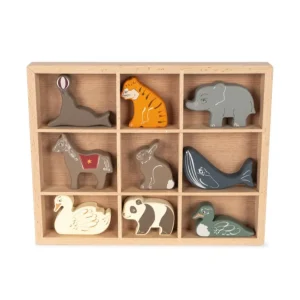 Coffret Mini Animaux Bois - Konges Slojd