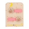 Duo de Barrettes Coquillages Roses - Luciole Et Petit Pois