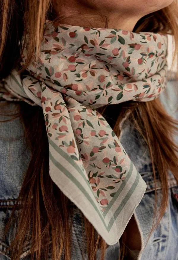 Foulard Bloom Sauge - Gabrielle Paris