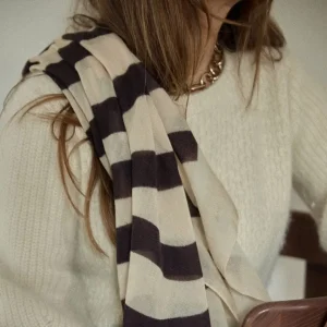 Foulard en Laine Zebra Beige - Gabrielle Paris