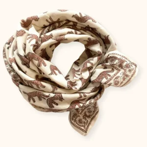 Foulard Latika Bengale Latte - Apaches Collections