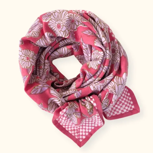 Foulard Latika Bloom Magenta - Apaches Collections