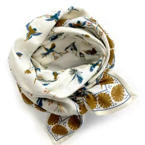 Foulard Latika Cerisier Fleur de Vanille - Apaches Collections