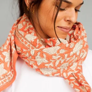 Foulard Latika CoeursPapaye - Apaches Colelctions