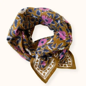 Foulard Latika Cœur Tapenade - Apaches Collections