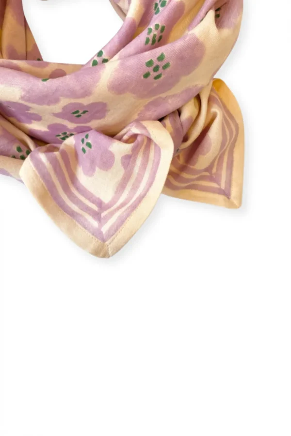 Foulard Latika Flora Bold Lavande - Apaches Collections