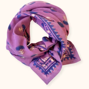 Foulard Latika Florets Fushia - Apaches Collections