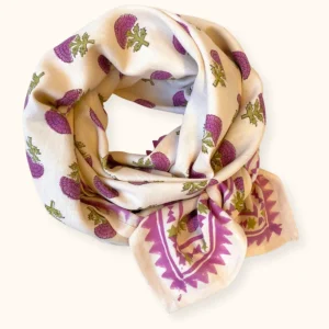 Foulard Latika Florets Macadamia - Apaches Collections