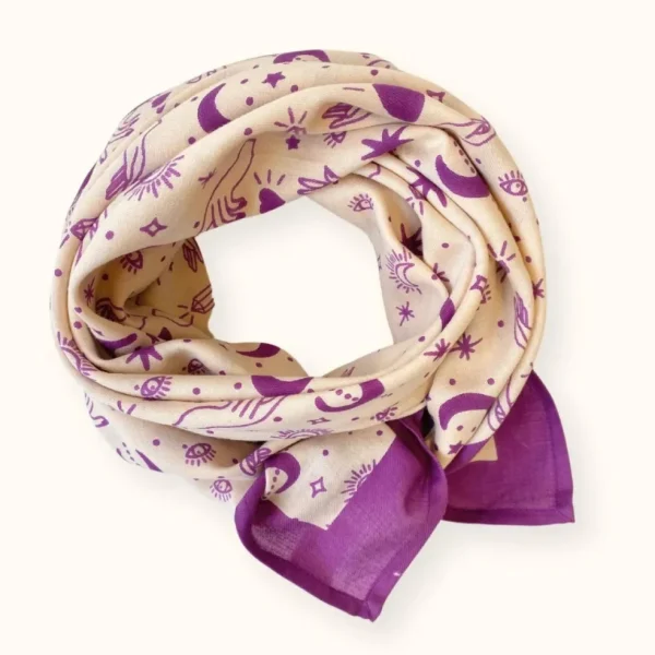 Foulard Latika Karma Macadamia - Apaches Collections