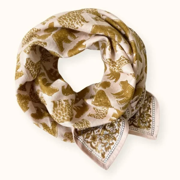 Foulard Latika Ours Macadamia - Apaches Collections