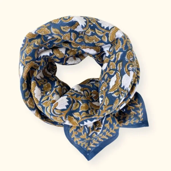 Foulard Latika Éventail Orage - Apaches Collections